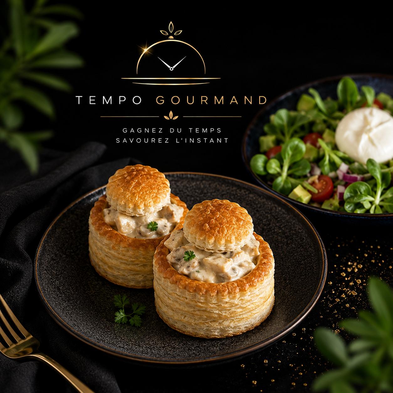 Bouchée à la reine crémeuse · Tempo Gourmand, cuisine à domicile à Marseille